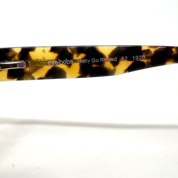 Eye-Bobs Holly Go Round 62 1920 Hand Made Tortoiseshell Sunglasses  Frames main image 6